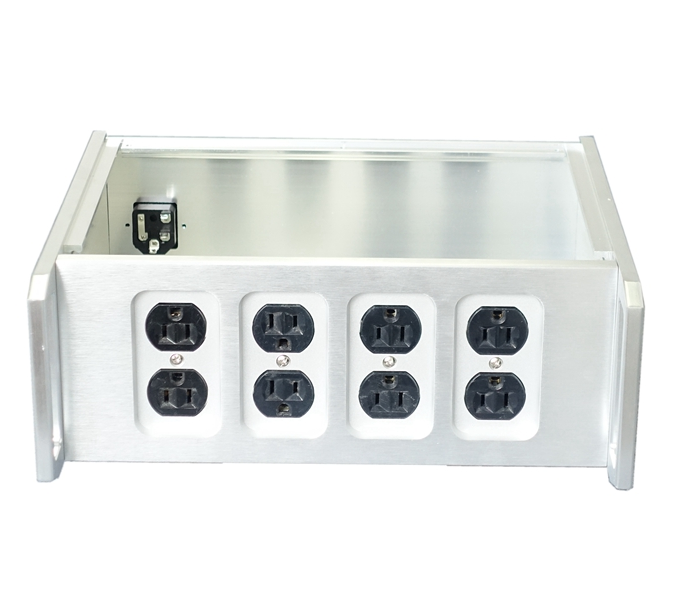 BZ3212 silver full aluminum American standard power box with handle PSU chassis