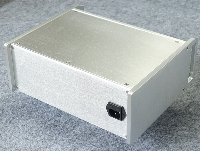 BZ3212 silver full aluminum American standard power box with handle PSU chassis