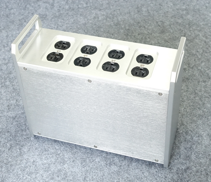BZ3212 silver full aluminum American standard power box with handle PSU chassis
