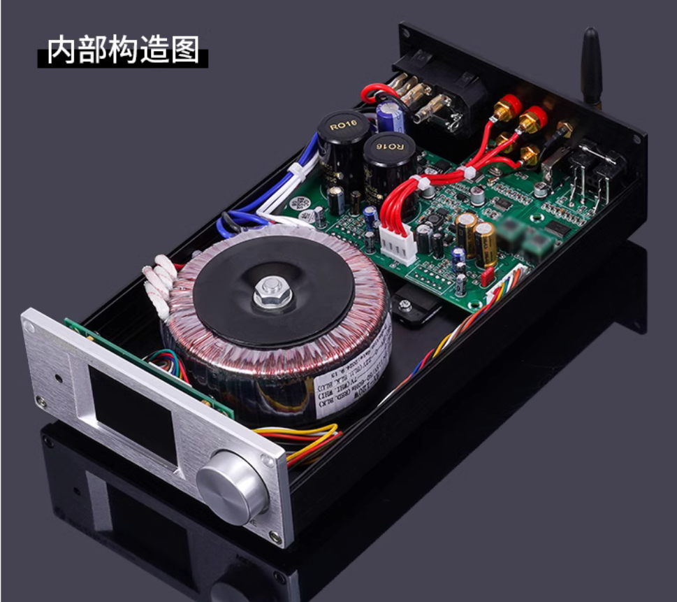 New design classic LM3886 stereo hifi high-power 68W+68W power amplifier with bluetooth 5.3