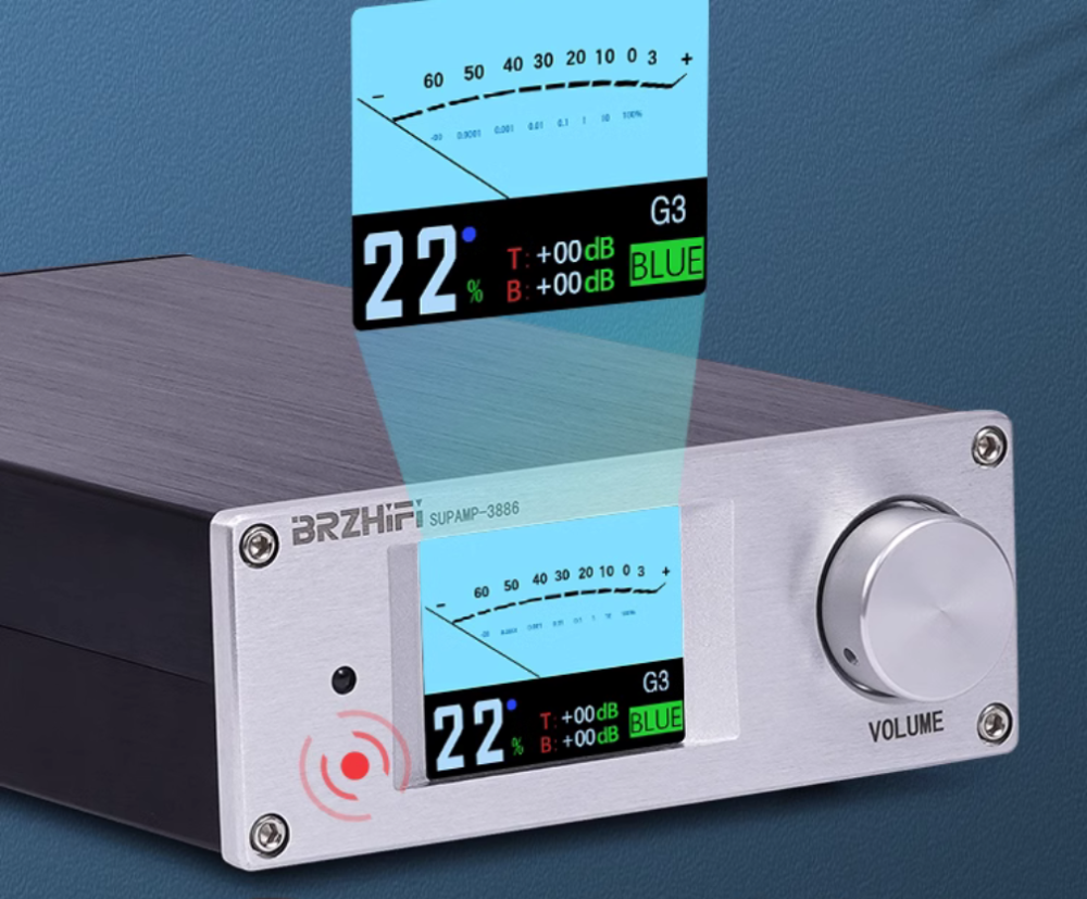 New design classic LM3886 stereo hifi high-power 68W+68W power amplifier with bluetooth 5.3
