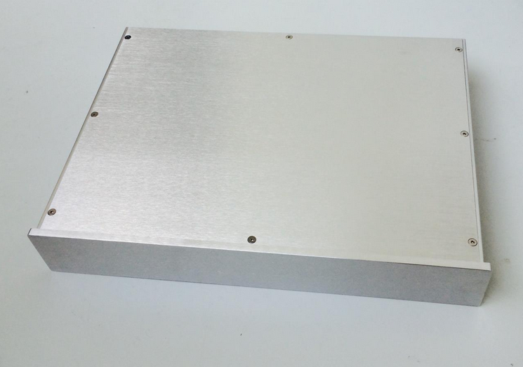 4307 silver All Aluminum Power Amplifier Chassis DIY Audio hifi preamp case power supply box