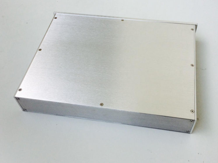 4307 silver All Aluminum Power Amplifier Chassis DIY Audio hifi preamp case power supply box