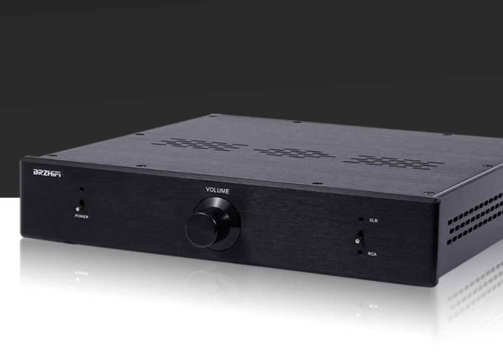 Classic SRPP circuit hifi stereo tube preamplifier with true balanced output