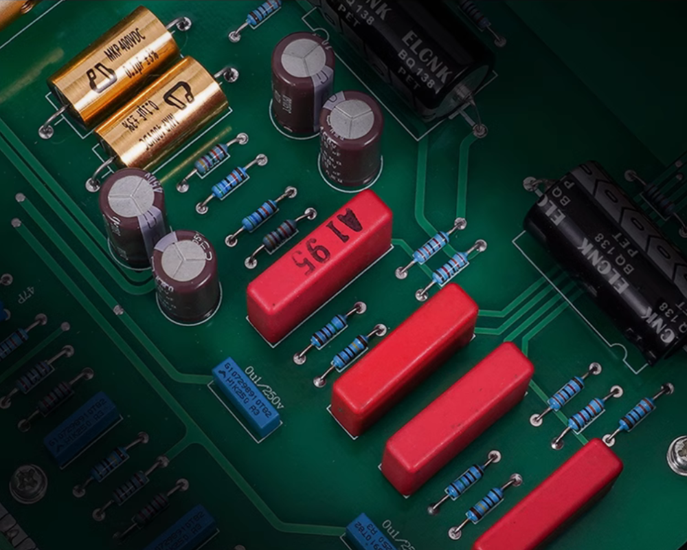 Classic SRPP circuit hifi stereo tube preamplifier with true balanced output