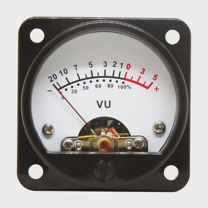 2PCS VU Meter Audio Level Indicator With Driver Board AC/DC 6-12V 45mm Panel VU Meter 500VU With LED Backlight Audio Level Amp