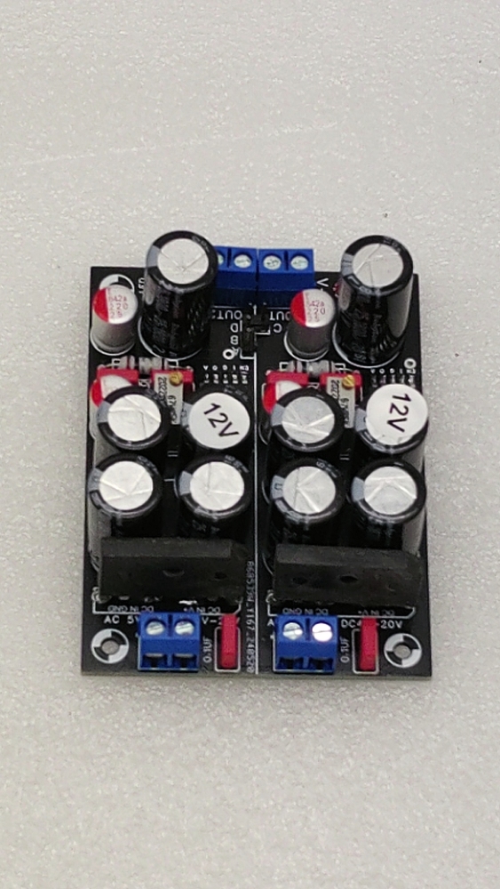 LT1963A High speed and low noise HiFI DC linear stabilized power supply finished board