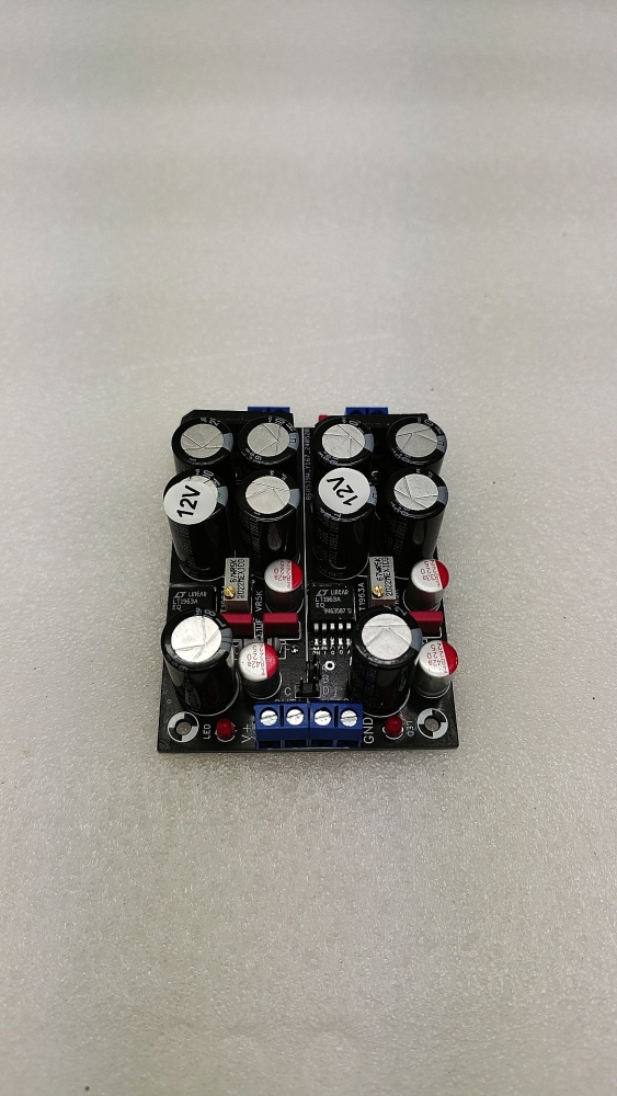 LT1963A High speed and low noise HiFI DC linear stabilized power supply finished board