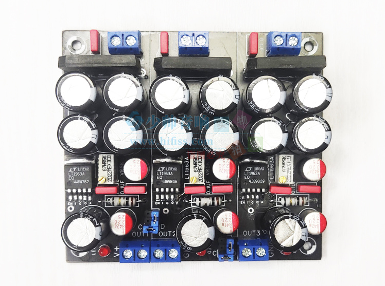 LT1963A High speed and low noise HiFI DC linear stabilized power supply finished board