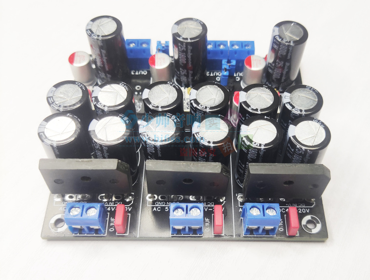 LT1963A High speed and low noise HiFI DC linear stabilized power supply finished board