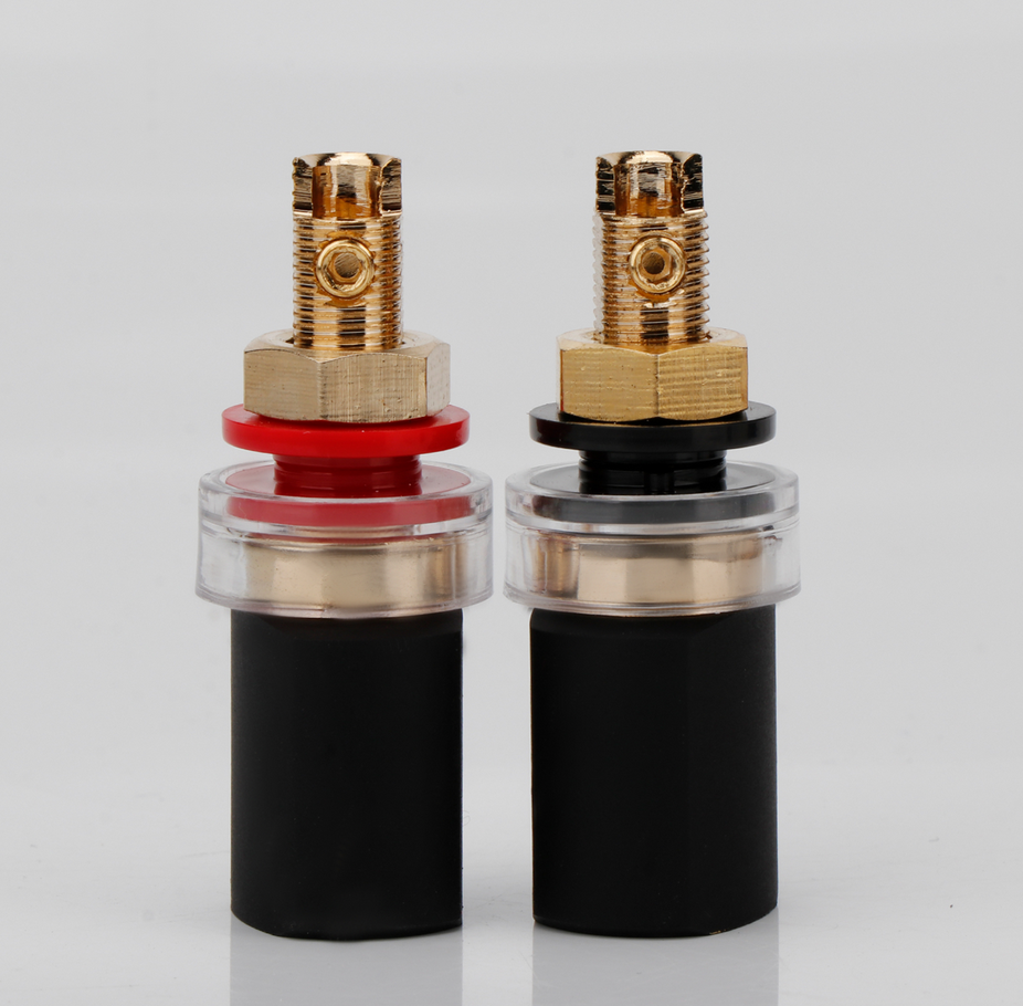 Prefair welding free plated terminal post IFI amplifier connector banana socket speaker cable connector