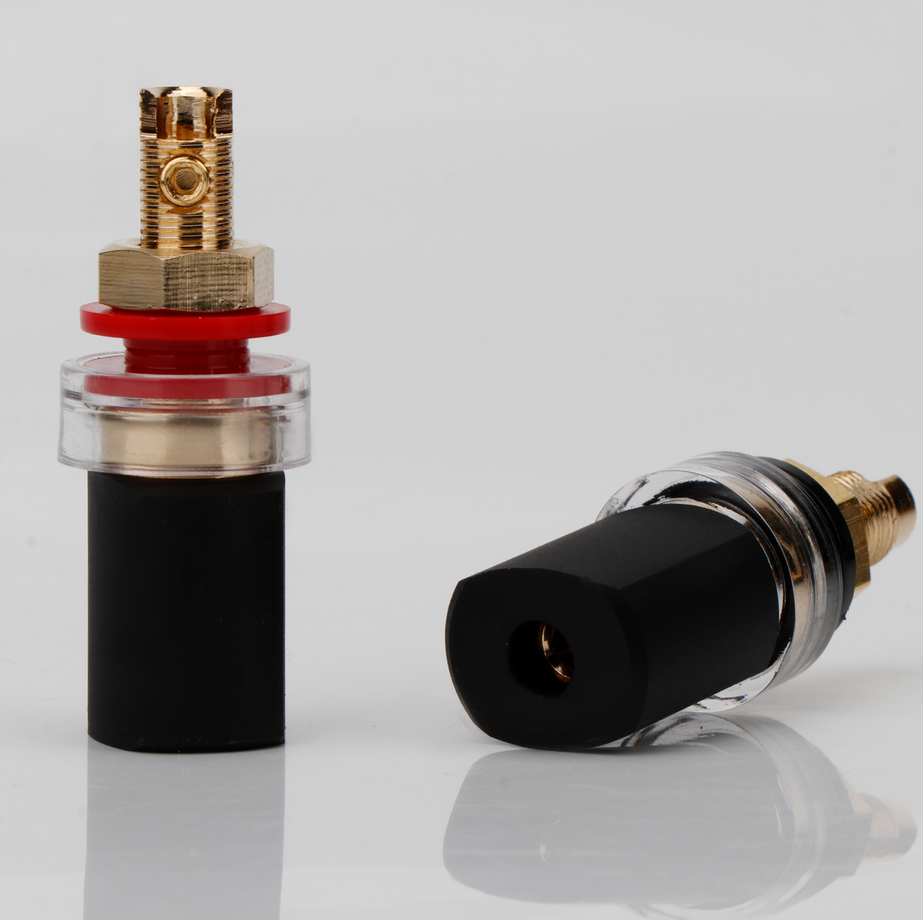 Prefair welding free plated terminal post IFI amplifier connector banana socket speaker cable connector