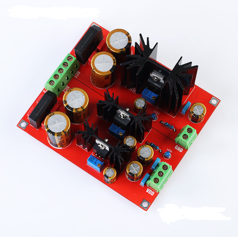 HiFi Audio DAC Preamp LM317 LM337 Voltage Regulator Power Supply Board Single DC + Dual DC PSU
