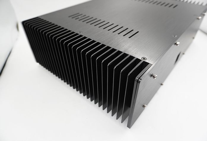 4312 full aluminum Class A amplifier chassis DIY HiFi Audio Amp Case with heatsink PSU box