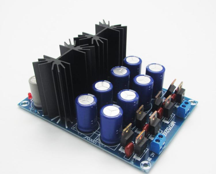 Assemble LT1084-5 Adjustable AC-DC Dual Power Supply Voltage Regulator Board DIY Audio