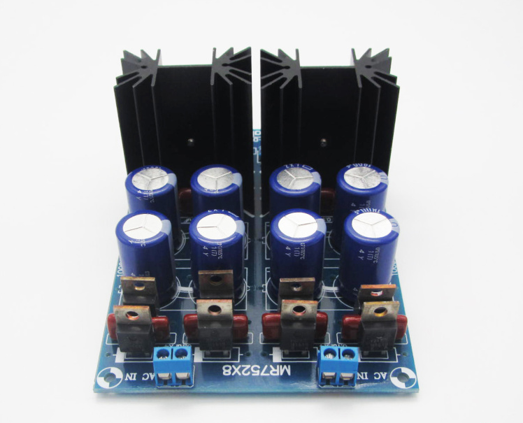 Assemble LT1084-5 Adjustable AC-DC Dual Power Supply Voltage Regulator Board DIY Audio