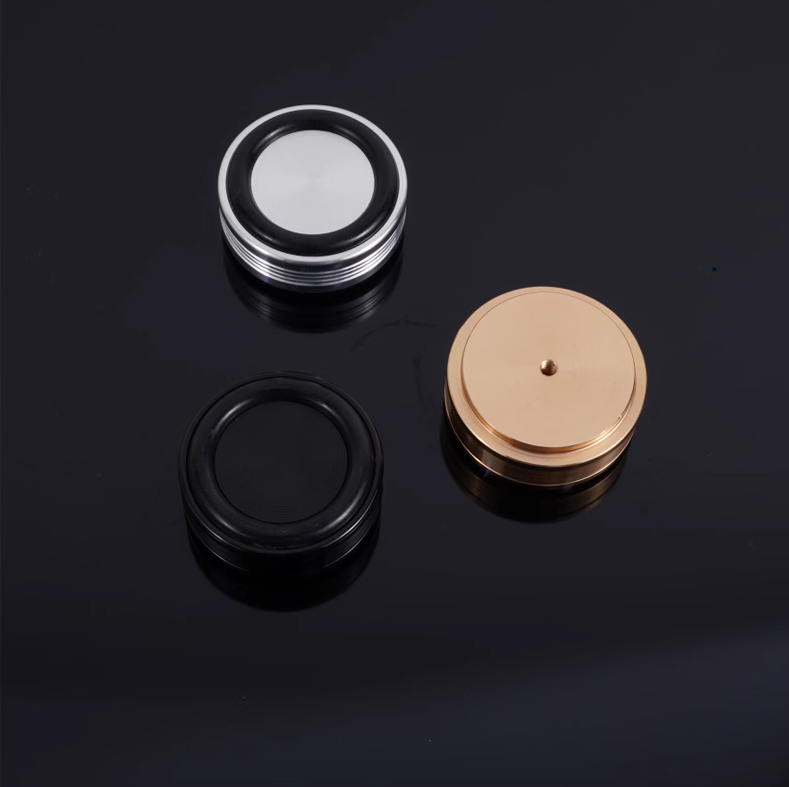 4PCS Aluminum 44*17 Audio amplifier speaker feet computer machine mats