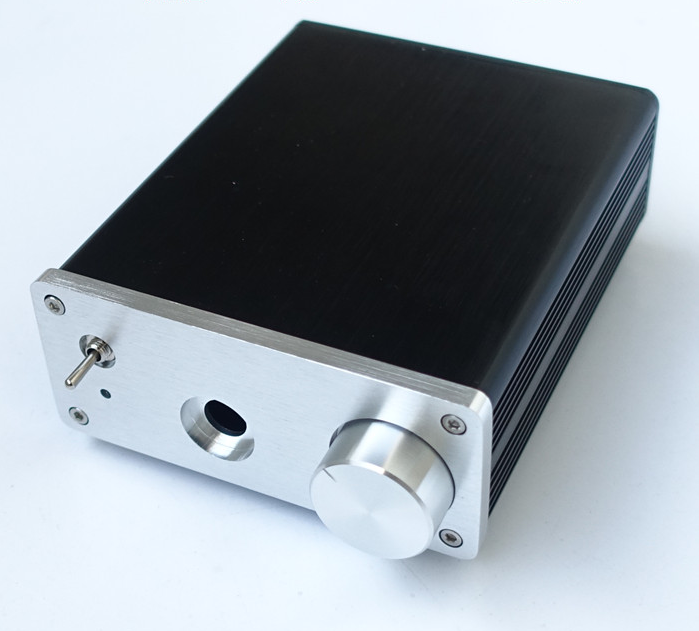 Full aluminum mini Power amplifier chassis HA-PRO headphone DIY Enclosure