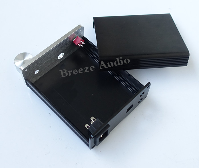 Full aluminum mini Power amplifier chassis HA-PRO headphone DIY Enclosure