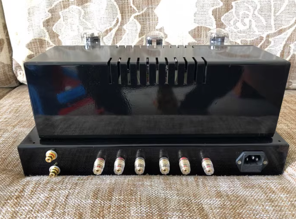 luxury Sparta 6SN7 300B  K1 high-end electronic tube gall machine power amplifier Kit with vu meter shown