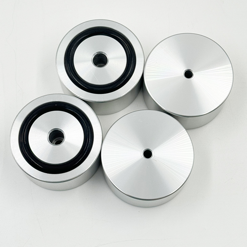 50mm DIY audio system All aluminum alloy solid machine foot pad Height increasing suspension machine feet 4 pcs