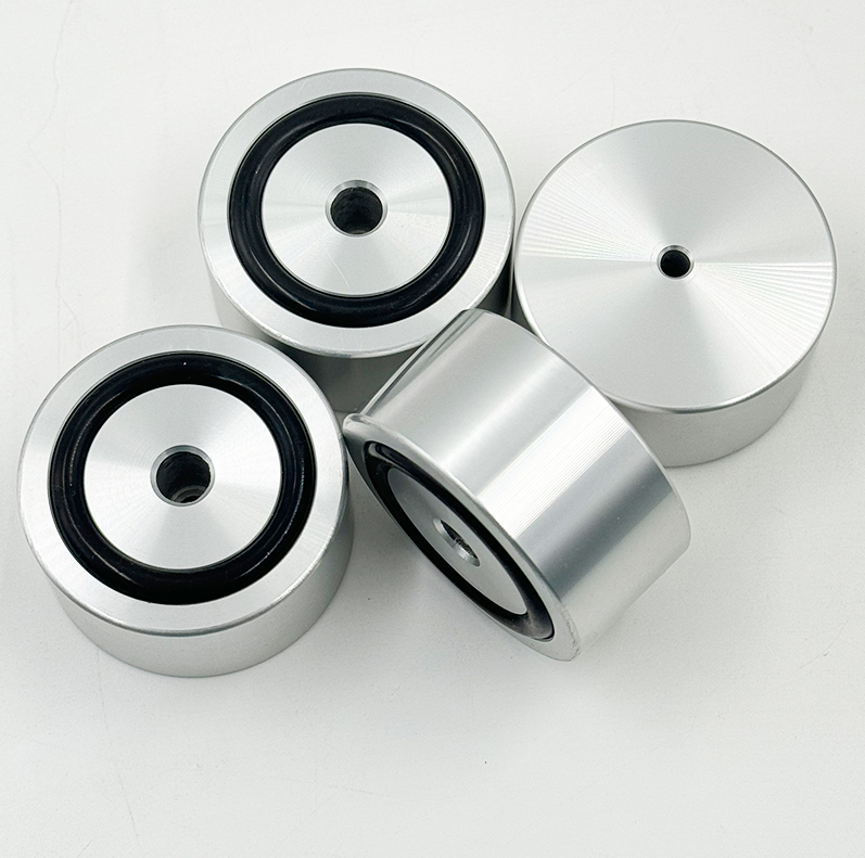 50mm DIY audio system All aluminum alloy solid machine foot pad Height increasing suspension machine feet 4 pcs