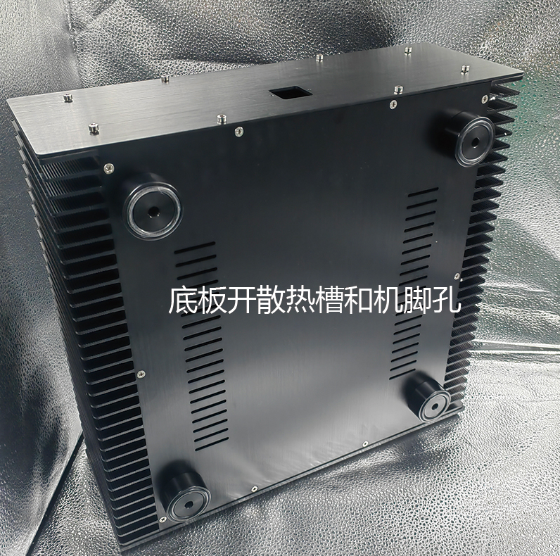 400 deep Full aluminum class A amplifier chassis DIY HiFi Audio Amp Case with heatsink