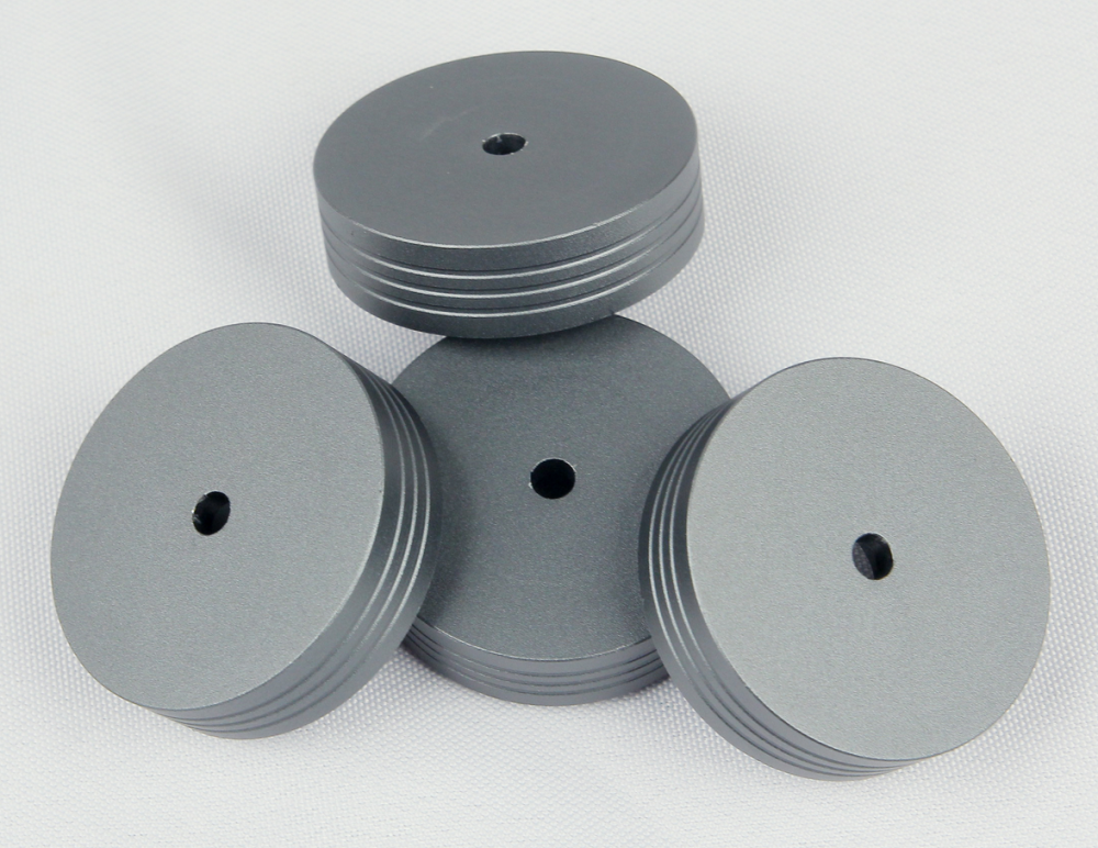 4 pcs Diameter 50MM Height 14mm DIY audio Aluminum Alloy Amplifier Shock Absorber Foot Speaker Foot Mat