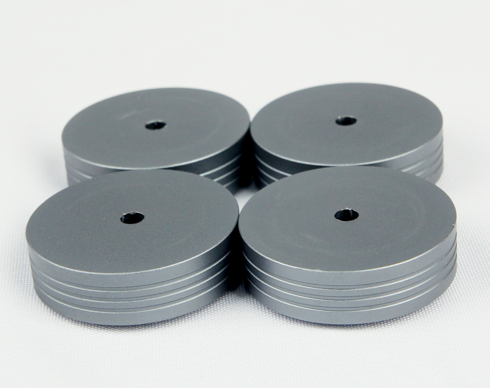 4 pcs Diameter 50MM Height 14mm DIY audio Aluminum Alloy Amplifier Shock Absorber Foot Speaker Foot Mat