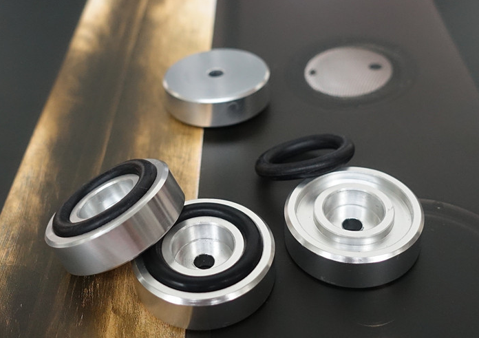 4 pcs Diameter 39MM Height 12.3mm DIY audio Aluminum Alloy Amplifier Shock Absorber Foot Speaker Foot Mat