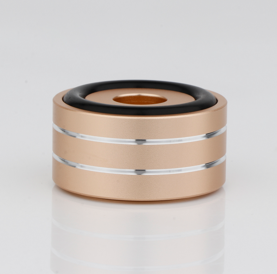 4 pcs Diameter 40MM Height 15mm DIY audio Aluminum Alloy Amplifier Shock Absorber Foot Speaker Foot Mat