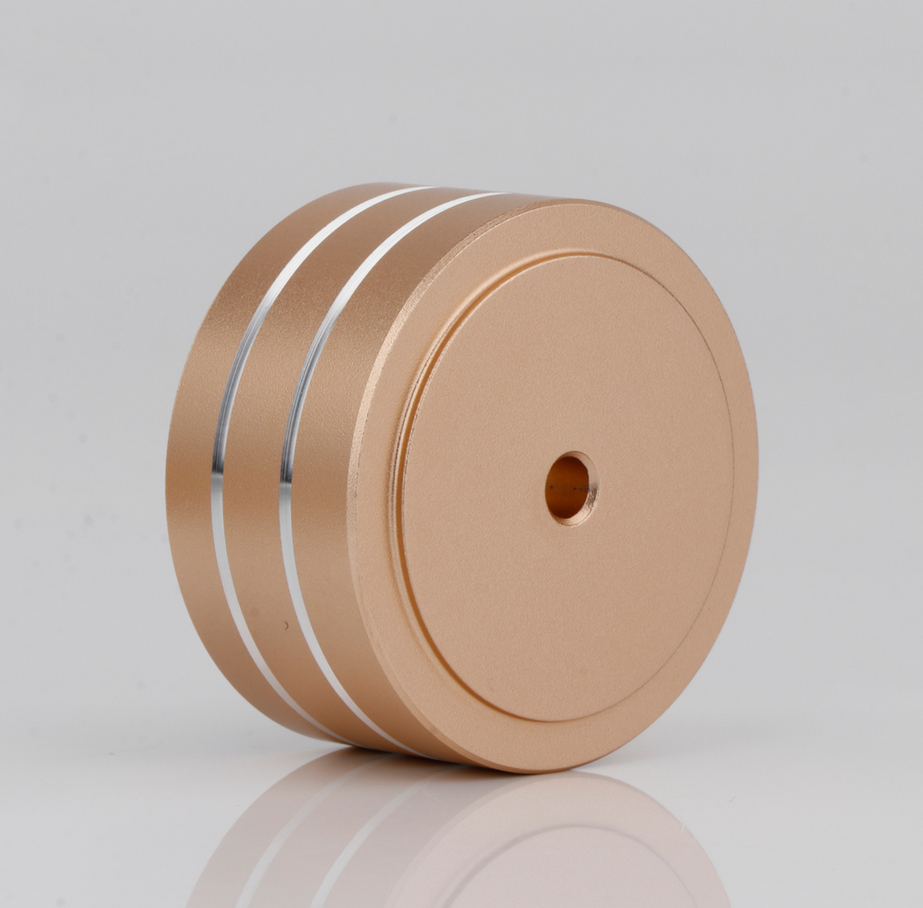 4 pcs Diameter 40MM Height 20mm DIY audio Aluminum Alloy Amplifier Shock Absorber Foot Speaker Mat