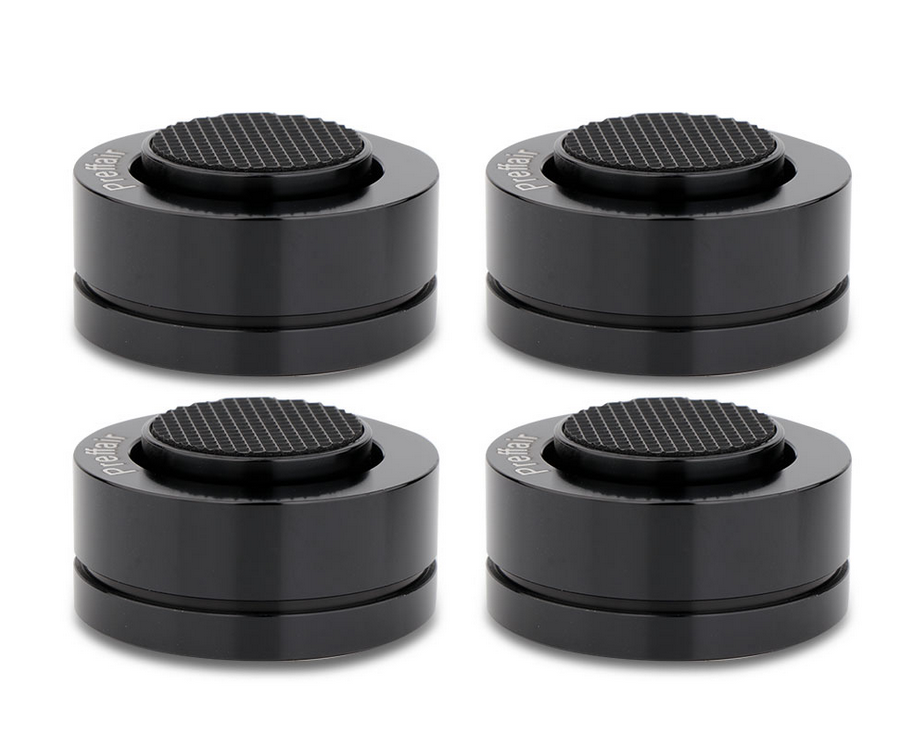 4 pcs Diameter 39MM Height 17-22mm DIY audio Aluminum Alloy Amplifier Shock Absorber Foot Speaker Mat