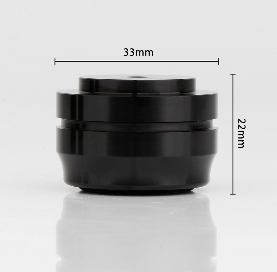4 pcs Diameter 33MM Height 22mm Solid aluminum amplifier shock-absorbing foot pad Hifi sound tank machine shock-absorbing machine foot
