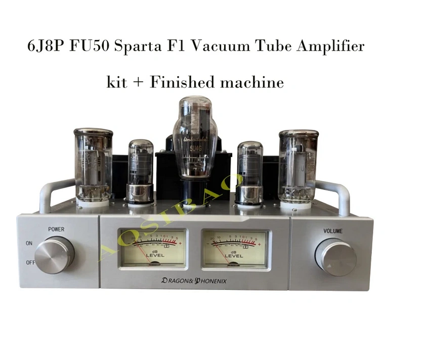 300B真空管　プリアンプ/ preamplifler 300B Vacuum Tube Amplifier 8W 2.0 Spartan F1 6J8P FU50 Tube