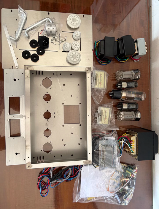 300B Vacuum Tube Amplifier 8W 2.0 Spartan F1 6J8P FU50 Tube Amplifier Bluetooth 5.0 DIY Kit Power Amp Audio