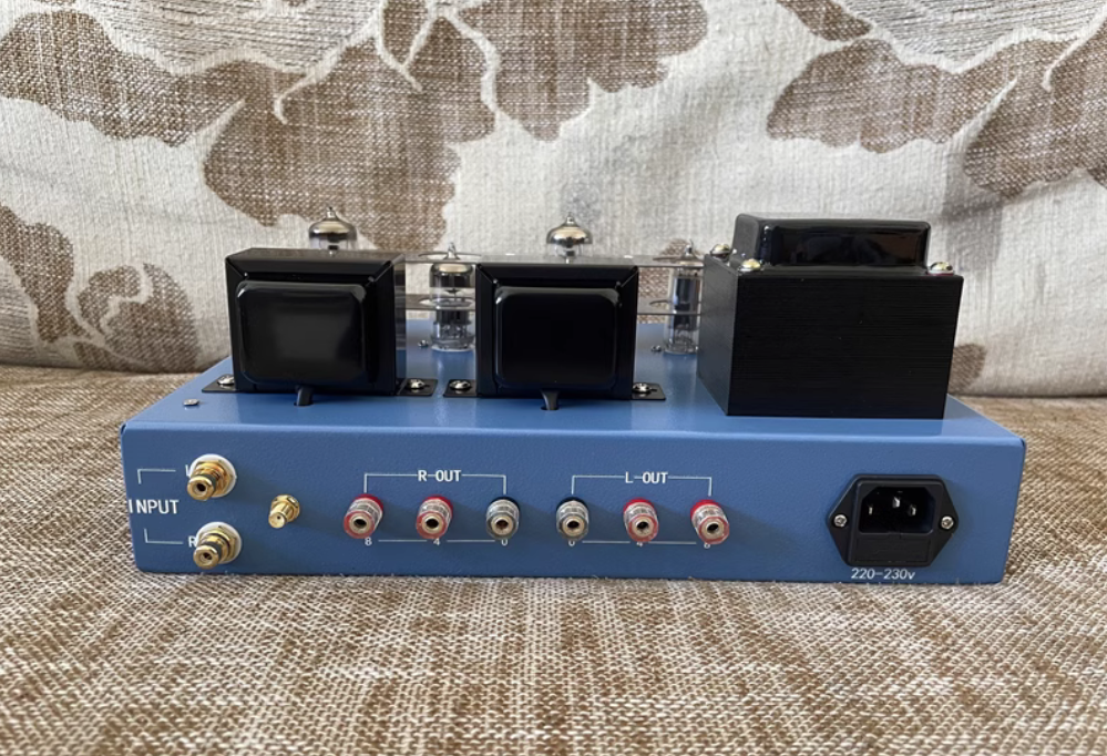 Dual VU meter 6H2N+6n1n+6Z4 tube power amplifier ,high-frequency transparent medium-frequency round, very good sound
