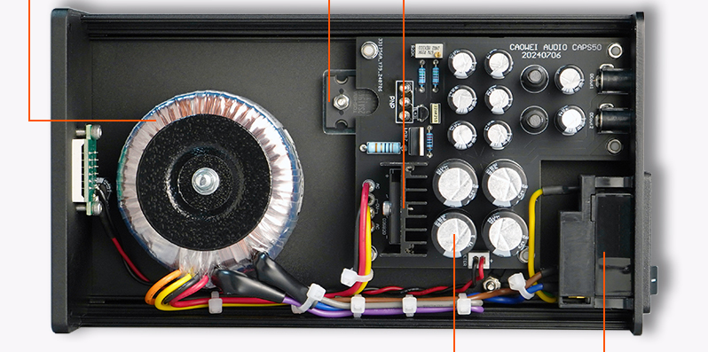 50W DC linear regulator power supply DC5V 12V 24V suitable for audio Bluetooth decoder, etc