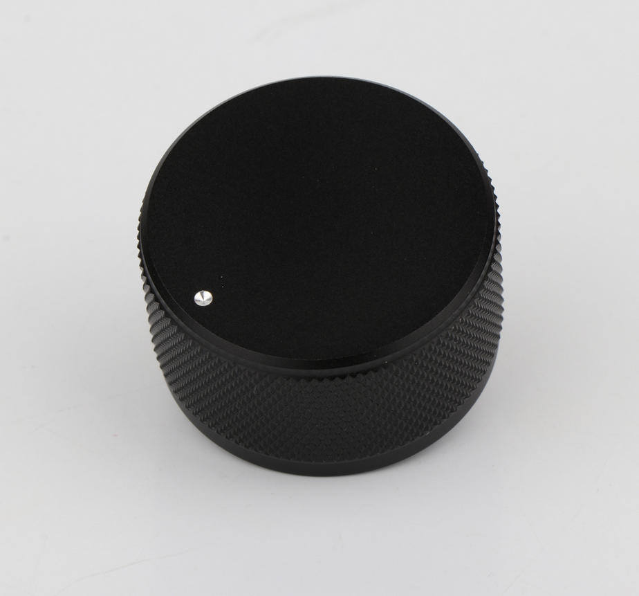 1 pcs Diameter 38MM Height 22mm Solid aluminum volume potentiometer Knurled knob