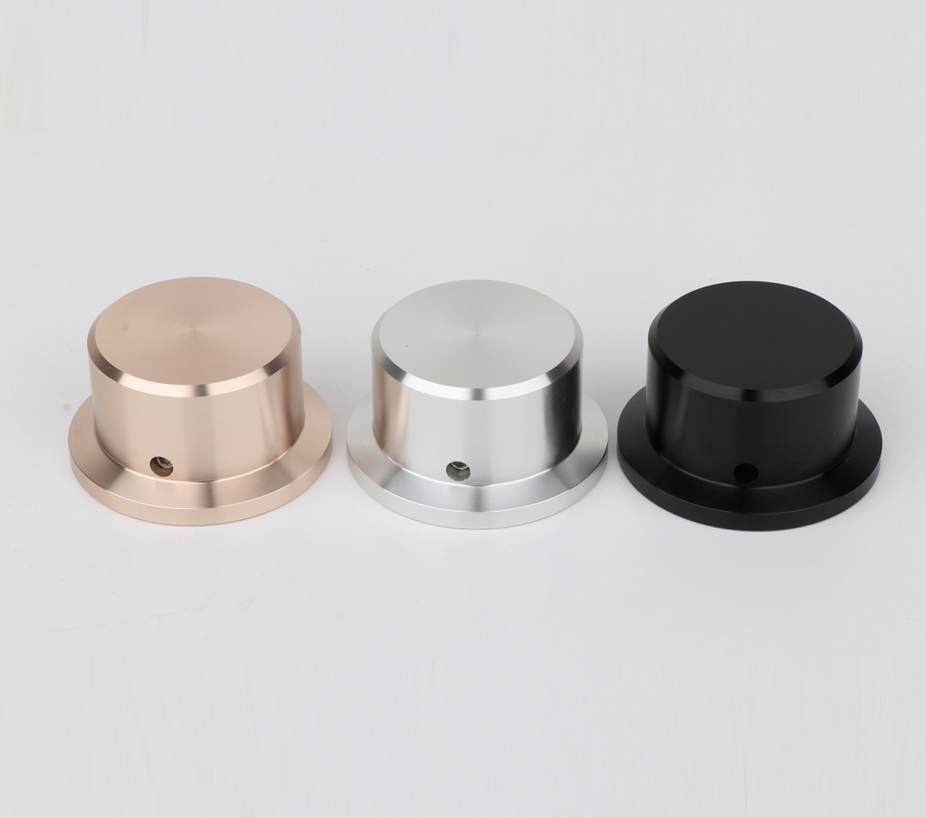 1 pcs Diameter 48MM Height 26mm CNC aluminum volume potentiometer knob