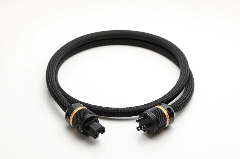 GUSTARD 02 99.998% OFC oxygen free copper American Standard power cable Equipped with a copper Rhodium plating plug