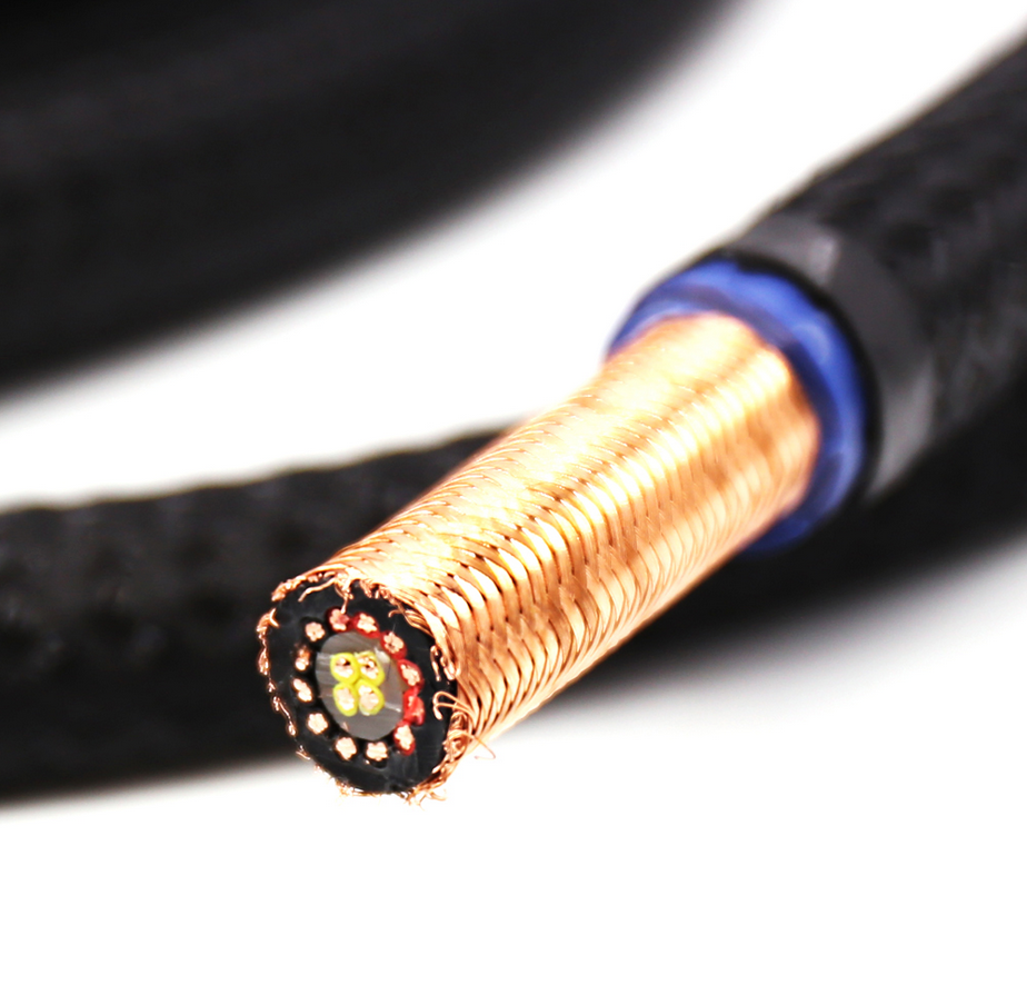 GUSTARD 02 99.998% OFC oxygen free copper American Standard power cable Equipped with a copper Rhodium plating plug