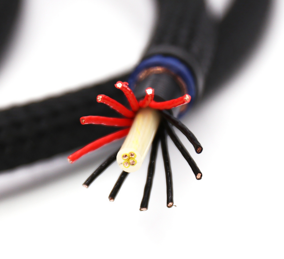 GUSTARD 02 99.998% OFC oxygen free copper American Standard power cable Equipped with a copper Rhodium plating plug