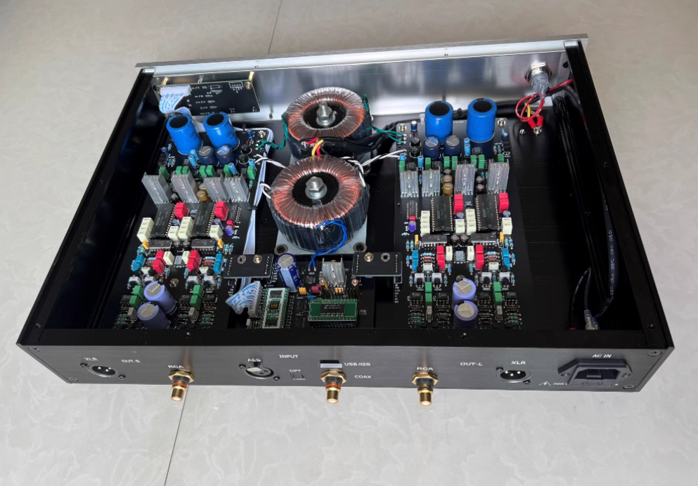 NEW Balanced Version MARK PCM63P x4 DAC Decoder/CS8412CS+PCM63P1+AD841JQPMD100/SM5842/DF1704/DF1706/NOS