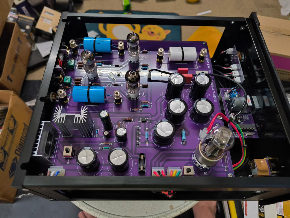 Remote Control version 2024 Musical Paradise MP-701 MK3 Electron Tube Preamp Pre Amplifier Best Preamplifier Match For FM300A Power Amplifier