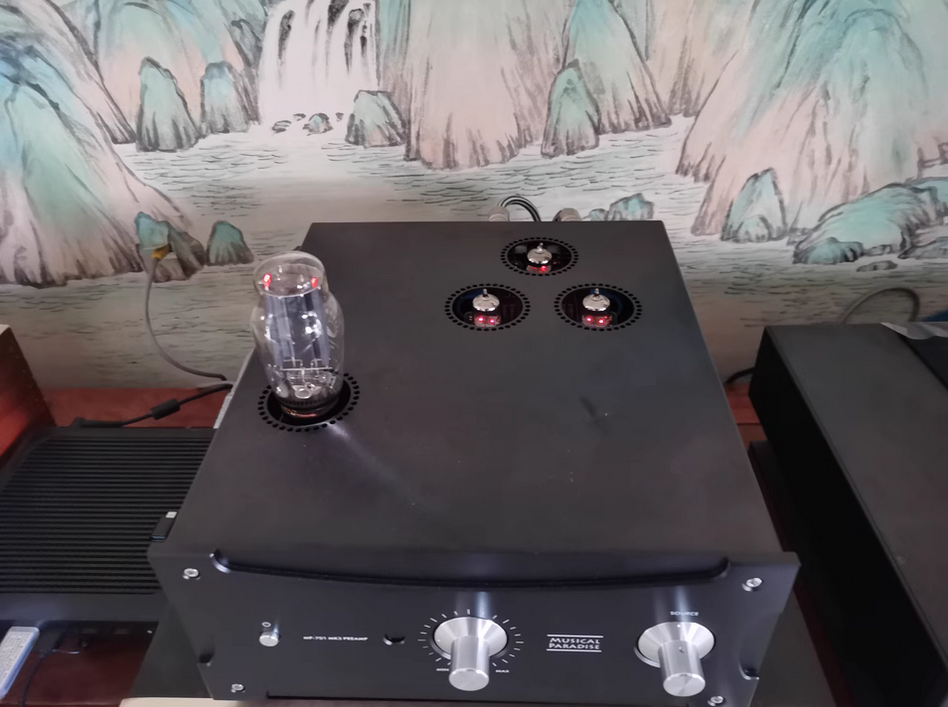 Remote Control version 2024 Musical Paradise MP-701 MK3 Electron Tube Preamp Pre Amplifier Best Preamplifier Match For FM300A Power Amplifier