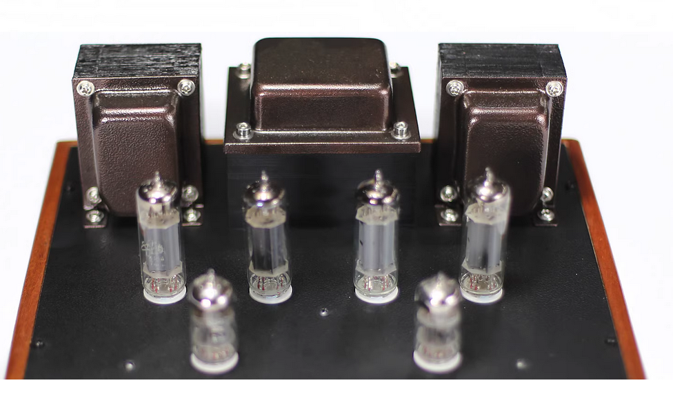 Dynaco 6P14/EL84  push-pull circuit amplifier tube amp 12AX7 push wooden box amplifier sound quality 10W*2
