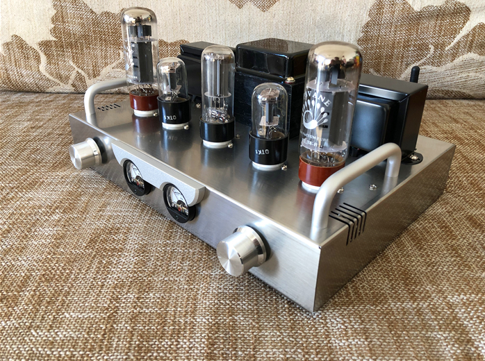 6H8C EL34 VU meter Sparta X1 HiFi Vacuum Tube Power Amplifier DIY kit finished amp for choose