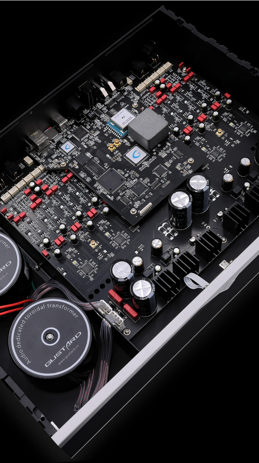 GUSTARD DAC-X30 Bridge Network Streaming Decoder ESS9039SPRO X 4 DAC Support ROON Airplay, UPnP, NAA, Spotify Preamplifier