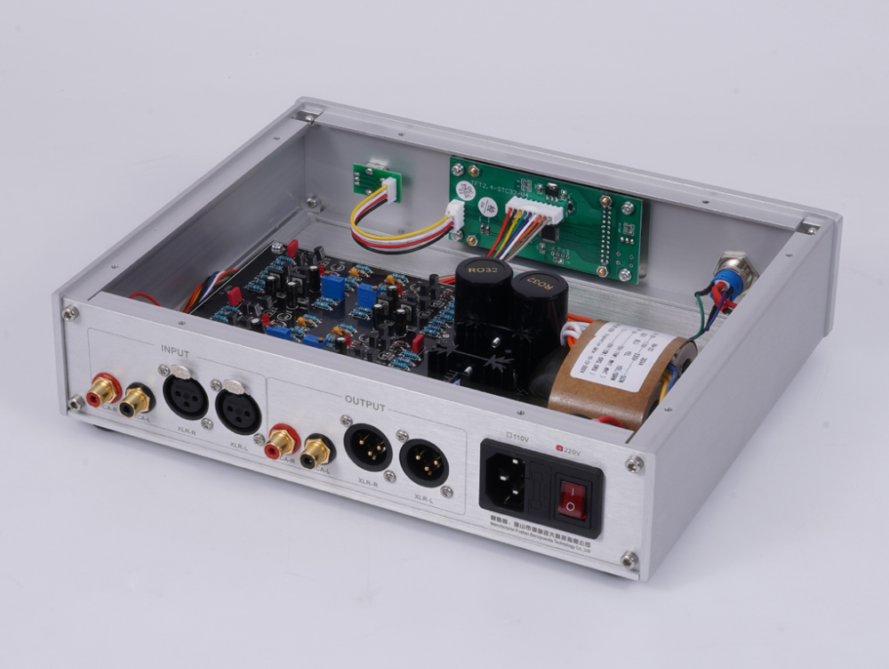 Reference Marantz Circuit for HDAM HI-END fully balanced preamplifier with Infrared remote control